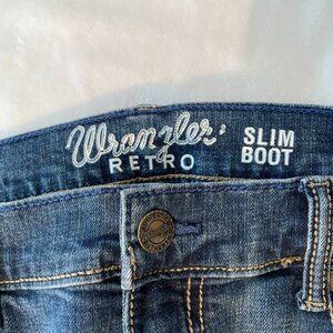 Wrangler Retro Slim Bootcut Jeans 32x34 Layton Wash